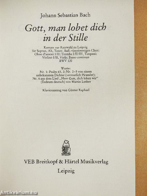 Kantate BWV 120-129.