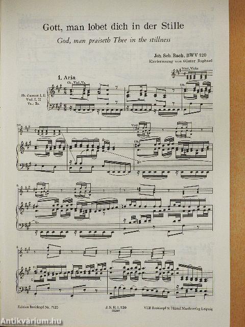 Kantate BWV 120-129.