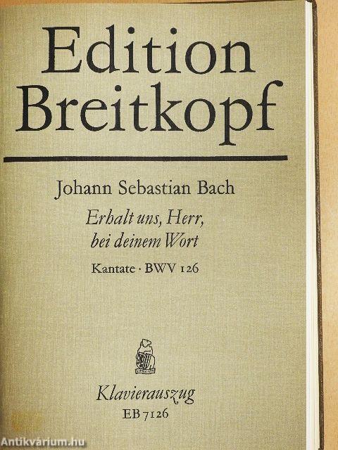 Kantate BWV 120-129.