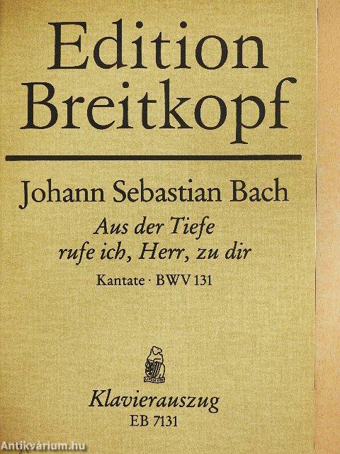 Kantate BWV 130-139.