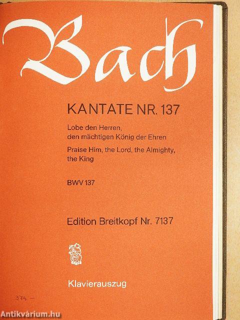 Kantate BWV 130-139.