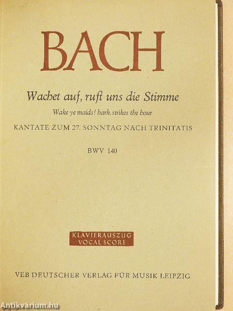Kantate BWV 140., 143-149.