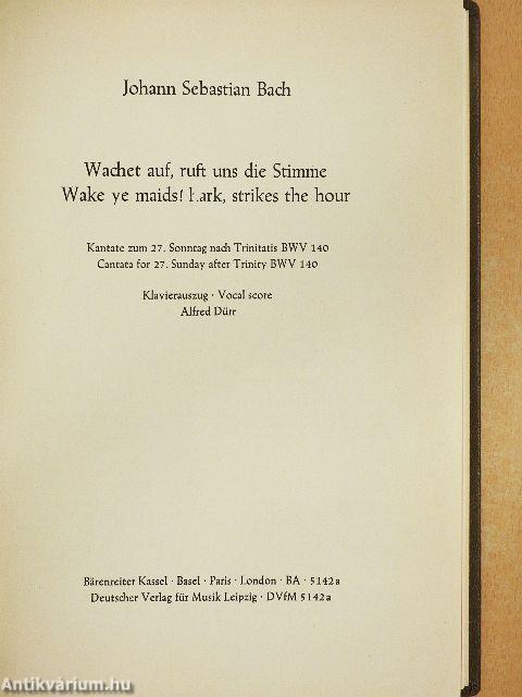 Kantate BWV 140., 143-149.
