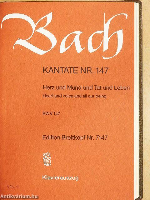 Kantate BWV 140., 143-149.