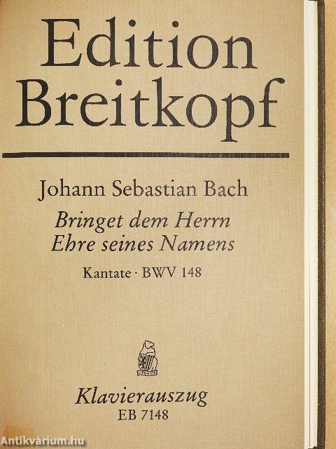 Kantate BWV 140., 143-149.