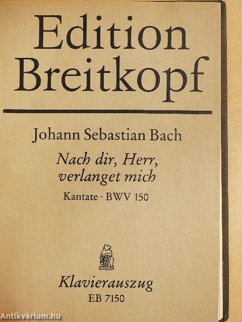 Kantate BWV 150-159.