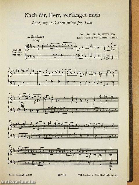 Kantate BWV 150-159.