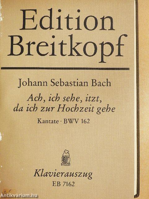 Kantate BWV 161-169.