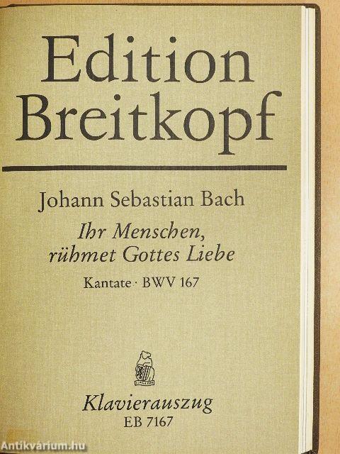 Kantate BWV 161-169.