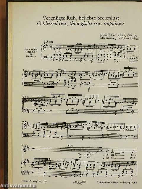 Kantate BWV 170-179.