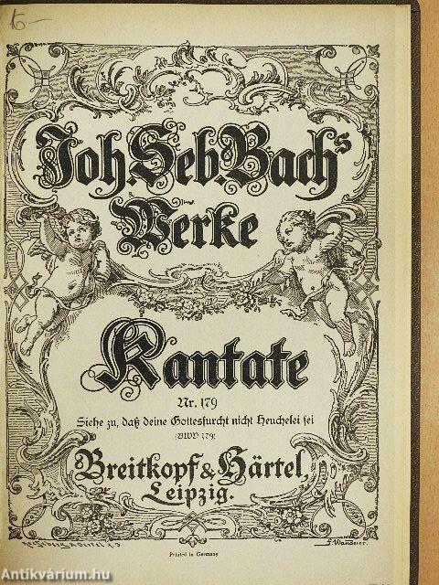 Kantate BWV 170-179.