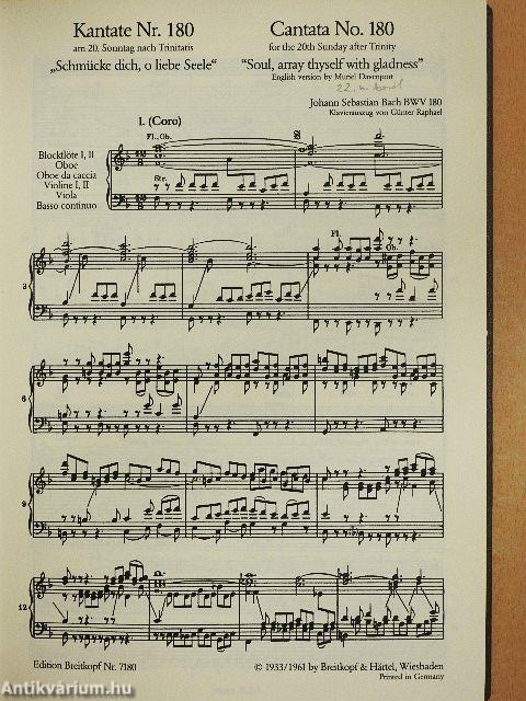 Kantate BWV 180-188.