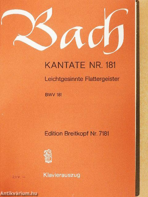 Kantate BWV 180-188.