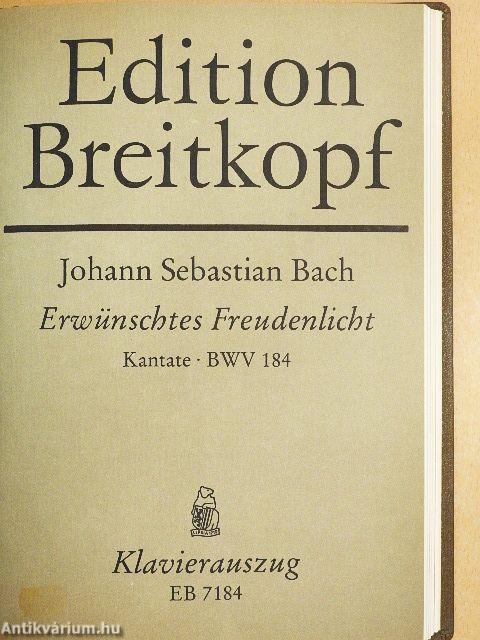 Kantate BWV 180-188.