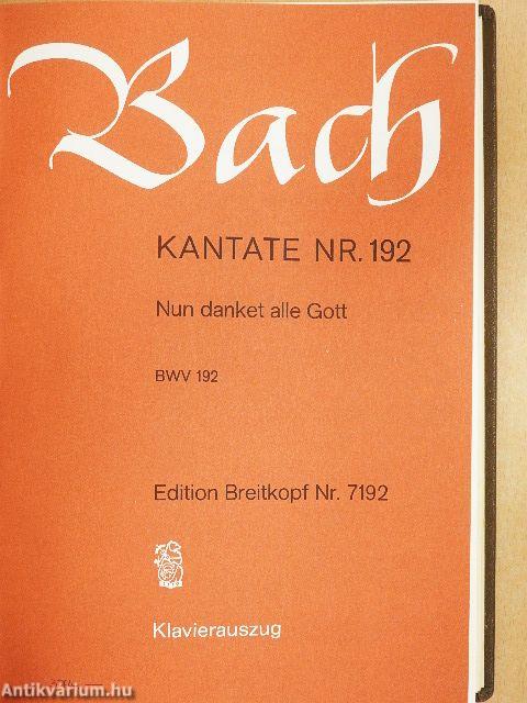 Kantate BWV 190-199.