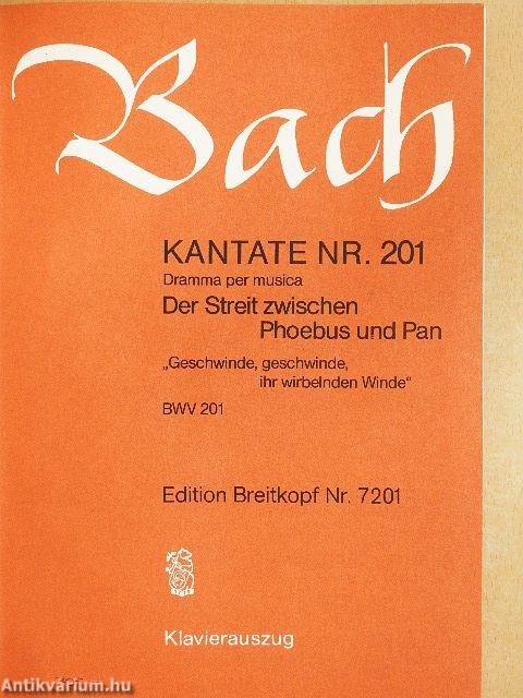 Kantate BWV 201-207a