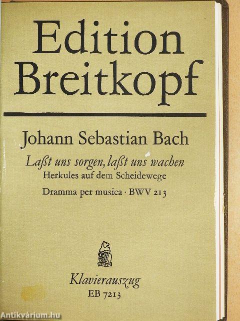 Kantate BWV 208-214.