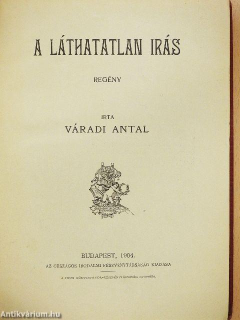 A láthatatlan irás