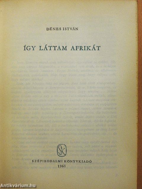 Így láttam Afrikát