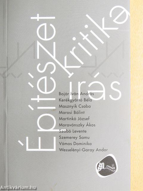 Építészet - kritika - írás