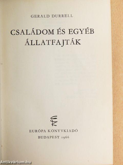 Családom és egyéb állatfajták 