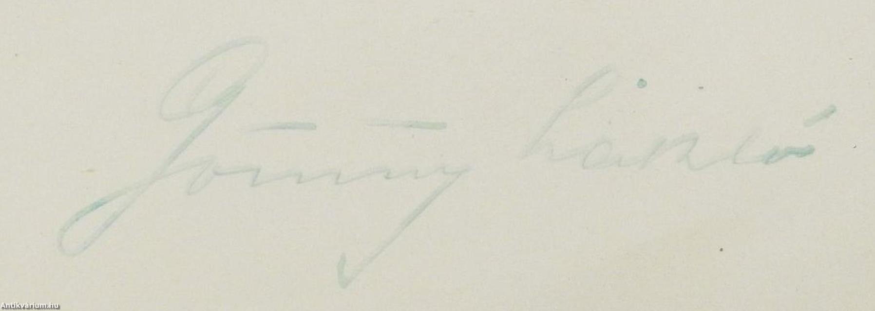 Emlékeim (dedikált példány)