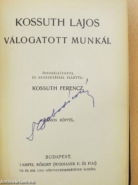 Kossuth Lajos válogatott munkái