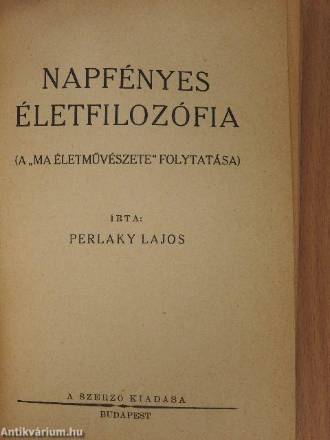Napfényes életfilozófia