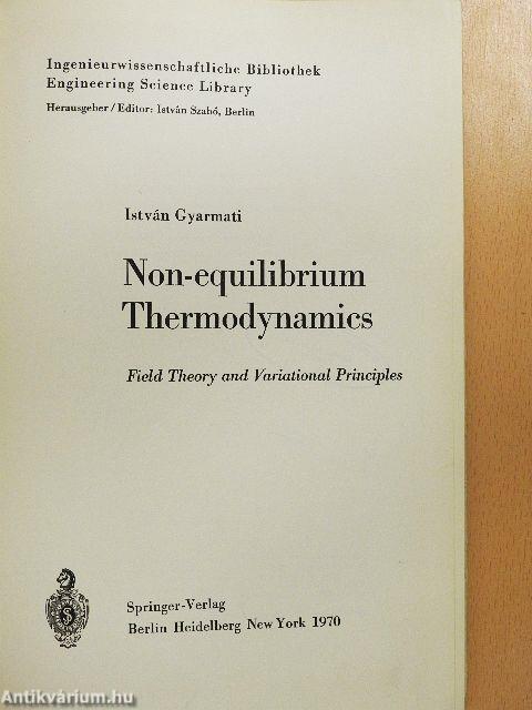 Non-equilibrium Thermodynamics