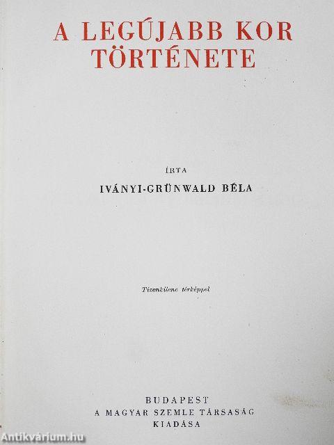Egyetemes történet IV.