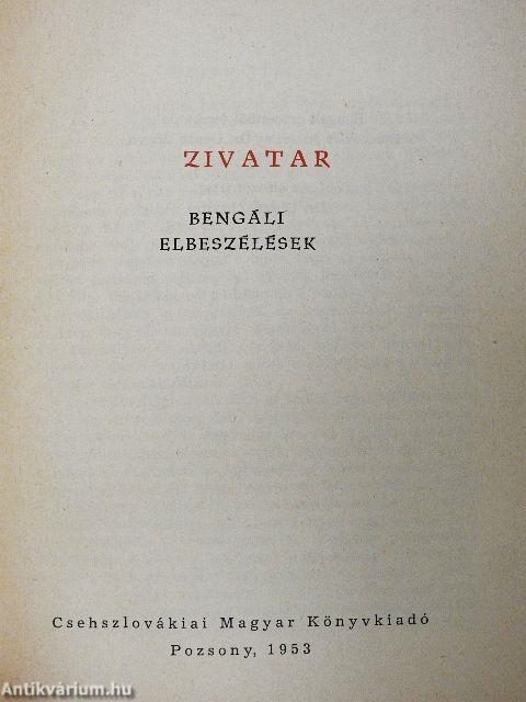 Zivatar - bengáli elbeszélések