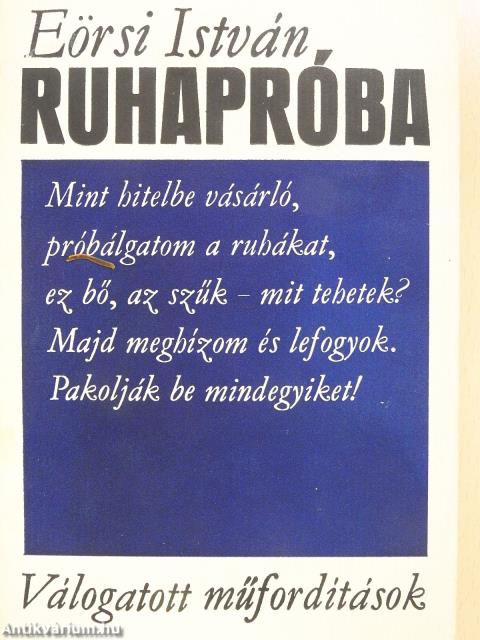 Ruhapróba (dedikált példány)