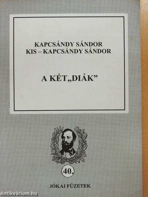 A két "diák" (dedikált példány)