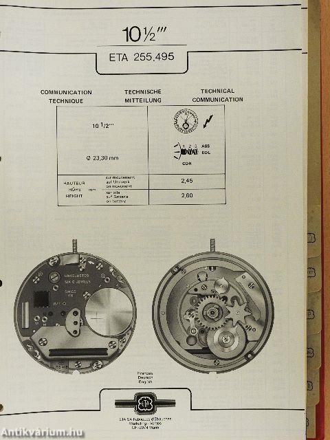 Catalogue Ebauches SA