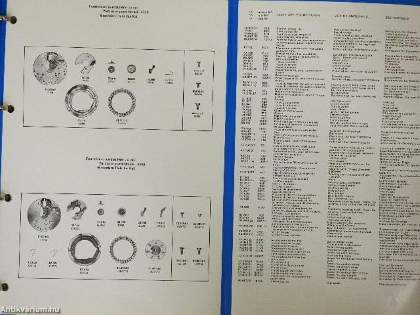 Catalogue Ebauches SA