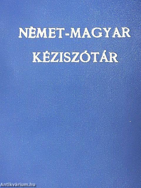 Német-magyar kéziszótár