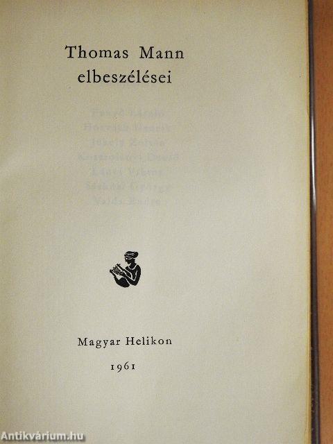 Thomas Mann elbeszélései