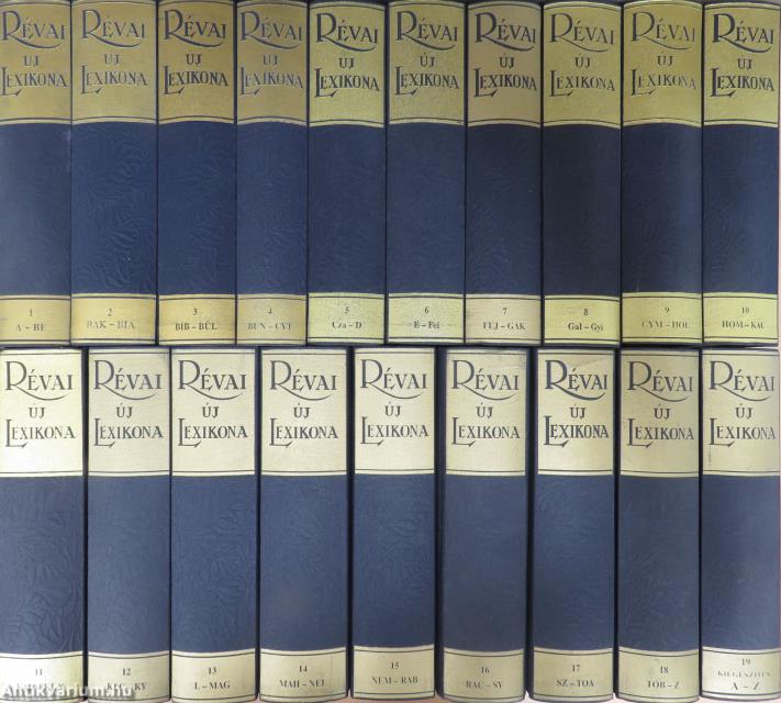 Révai új lexikona 1-19.
