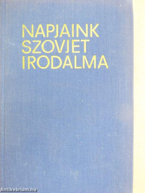 Napjaink szovjet irodalma