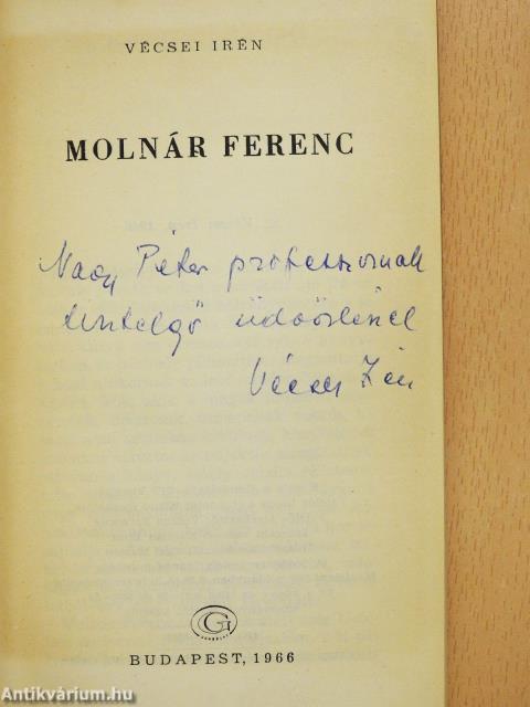Molnár Ferenc (dedikált példány)