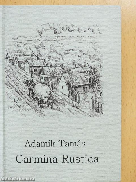 Carmina Rustica (dedikált példány)