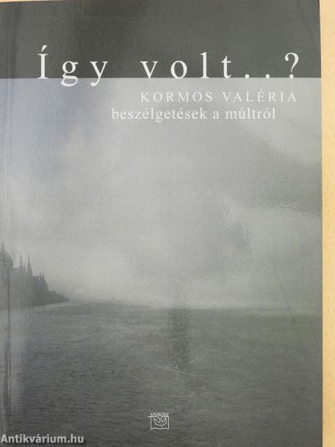 Így volt..? (dedikált példány)