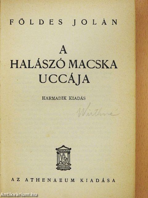 A halászó macska uccája