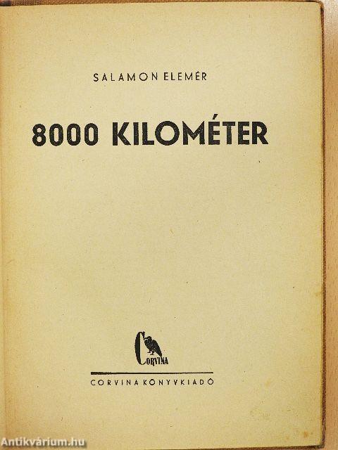8000 kilométer
