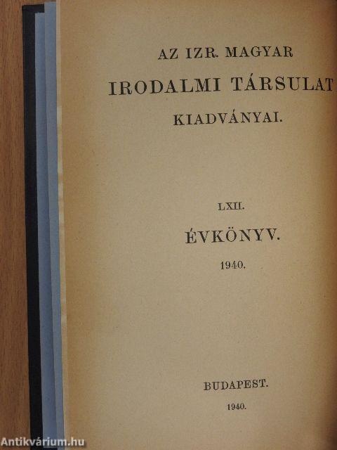 Évkönyv 1940.