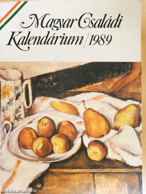 Magyar Családi Kalendárium 1989