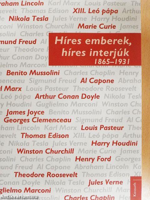 Híres emberek, híres interjúk