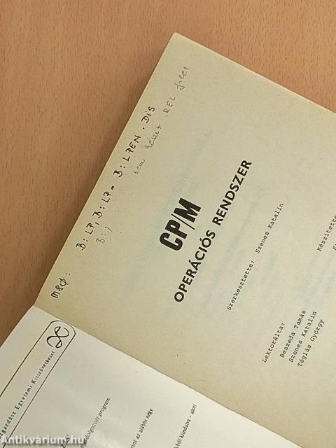 CP/M operációs rendszer