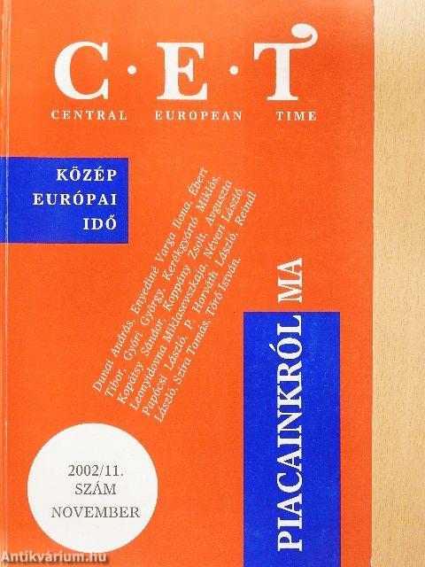 C. E. T Central European Time 2002. november-december