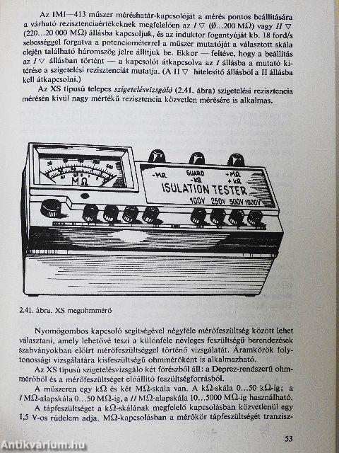 A villanyszerelés alapműveletei
